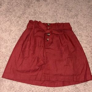 American Eagle Outfitters Maroon Skirt
